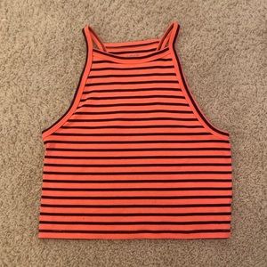 Aerie Pink Striped Tank Top